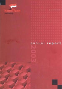 Annual report 2003 : Partnership for Governance Reform in Indonesia