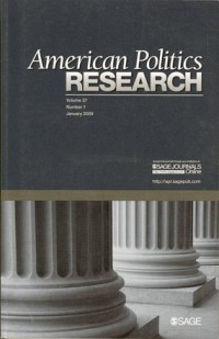 American Politics Research Volume 37, Number 1, January 2009