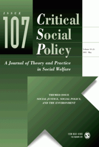 Critical SOcial Policy, Volume 31 Number 2 May 2011