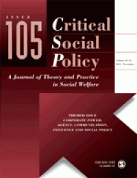 Critical Social Policy, Volume 30, Number 4, November 2010