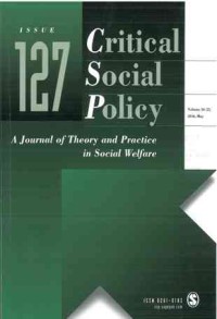 Critical Social Policy, Volume 37, Issue 131, Number 2, May 2017