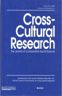 Cross-Cultural Research ;  Volume 43, Number 3 August 2009