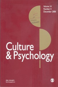 Culture & Psychology, Volume 15, Number 1, March 2010