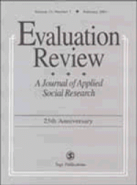 Evaluation Review , Volume 34, NUmber 6, December 2010