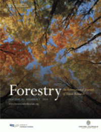 Forestry: An International Journal of Forest Research, Volume 83, Number 1, January 2010