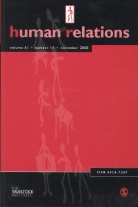 Human relations , Volume 61, Number 11, November 2008