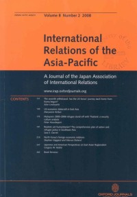 Malaysia's 2005-2006 refugee stand-off with Thailand: a security culture analysis