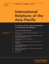 International Relations of the Asia-Pacific, Volume 8, Number 2, 2008