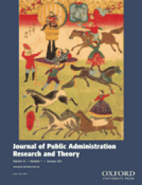 Journal of Public Administration Research & Theory, Volume 21 number 1, January 2011