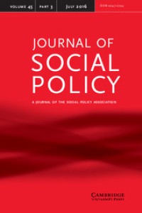 Journal of Social Policy, Volume 45, Issue 3 - July 2016