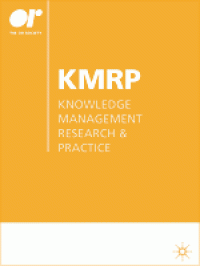 Knowledge Management Research & Practice, Volume 10, Number 4, December 2012