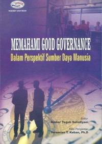 Memahami good governance dalam perspektif sumber daya manusia