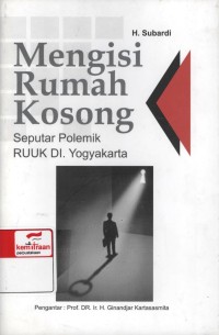 Mengisi rumah kosong: seputar polemik RUUK DIY