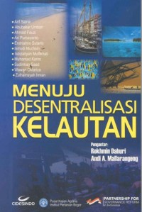 Menuju desentralisasi kelautan