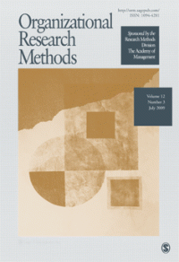 Organizational Research Methods, Volume 11, Number 4, October 2008