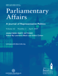 Parliamentary Affairs, Volume 65, Number 2, April 2012