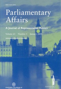 Parliamentary Affairs, Volume 63, Number 1, January 2010