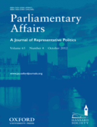Parliamentary Affairs, Volume 65, Number 1 January 2012