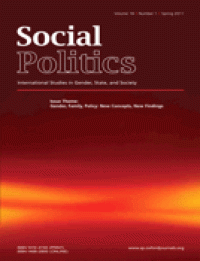 Social Politics Volume 15 Number 4 Winter 2008