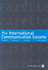 The International Communication Gazette [Gazette], Volume 70, Number 6, December 2008