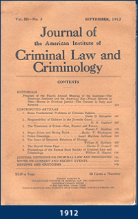 The Journal of Criminal Law and Criminology, Volume 98 , Number 2, Winter 2008