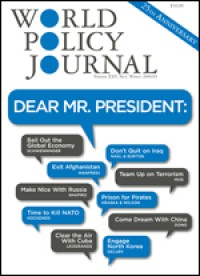 World policy journal, Volume 25, Number 4, Winter 2008/09