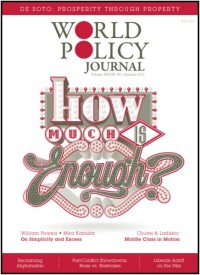 World Policy Journal, Volume 28, Number 2 Summer 2011