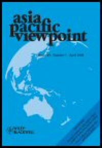 Asia Pacific Viewpoint, Volume 50, No. 1, April 2009