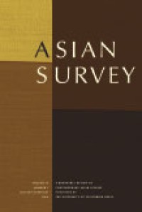 Asian Survey, Volume 53, Number 5 September/October 2013