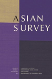 Asian Survey, Volume 53, Number 1, January/February 2013