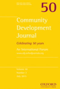 Community Development Journal, Volume 50, Number 1, January 2015