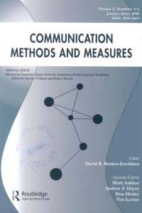 Communication methods and measures, Volume 2, Number 3, July-September 2008