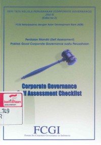 Corporate governance self assessment checklist