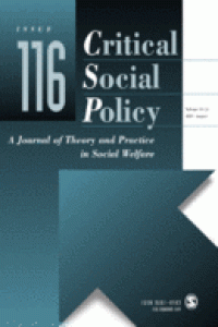 Critical Social Policy, Volume 38, Number 3, August 2018