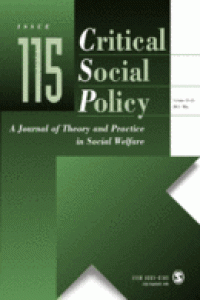 Critical Social Policy, Volume 33, Number 3, Issue 116 August 2013