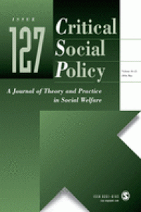 Critical Social Policy, Volume 36, Number 2, May 2016