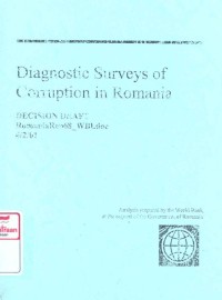 Diagnostic surveys of corruption in Romania: decision draft