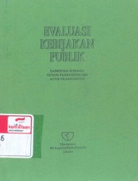 Evaluasi kebijakan publik