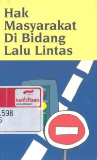 Hak masyarakat di bidang lalu lintas