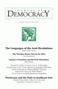 Journal of Democracy, Volume 23 Number 3 July 2012