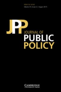 Journal of Public Policy, Volume 37, Issue 2, June 2017