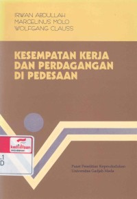 Kesempatan kerja dan perdagangan di pedesaan: suatu kerangka penelitian