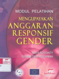 Modul pelatihan mengupayakan anggaran responsif gender