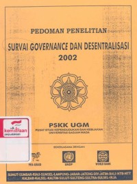 Pedoman penelitian survei governance dan desentralisasi 2002