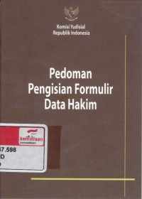 Pedoman Pengisian Formulir Data Hakim