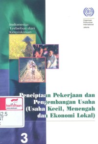 Penciptaan pekerjaan dan pengembangan usaha (usaha kecil, menengah dan ekonomi lokal) = Job creation and enterprise development (SMEs and local economic development)