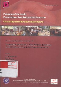 Pengelolaan sumberdaya alam berbasis kemitraan untuk pembaruan tata-kelola pemerintahan desa