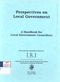 Perspectives on local government : a handbook for local government councillors