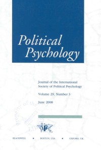 Political psychology , Volume 29, Number 6, December 2008