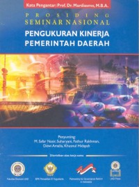 Prosiding seminar nasional pengukuran kinerja pemerintah daerah